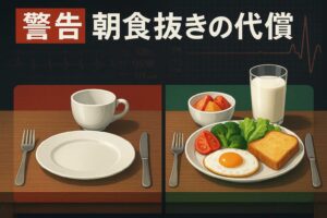朝食抜きの危険性