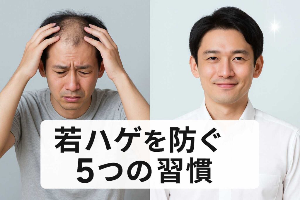 和ハゲを改善する5つの方法