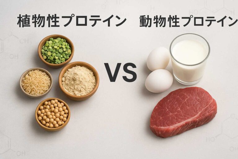 植物性タンパク質と動物性タンパク質
