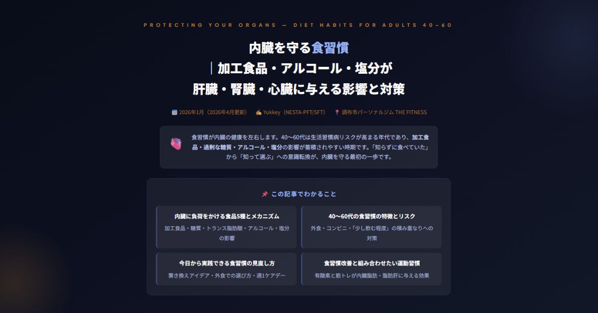 内臓を守る食習慣