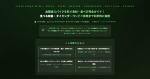 血糖値スパイクを防ぐ食材・食べ方