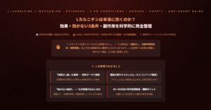 Lカルニチンは本当に効くのか