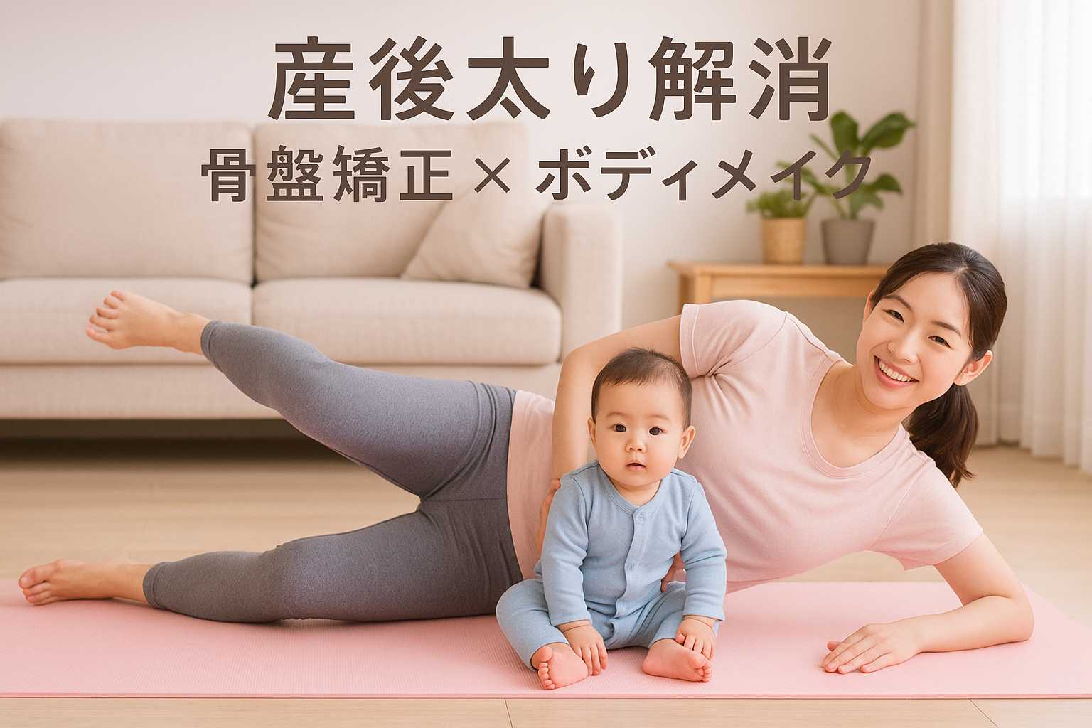 骨盤矯正×科学的ボディメイク
