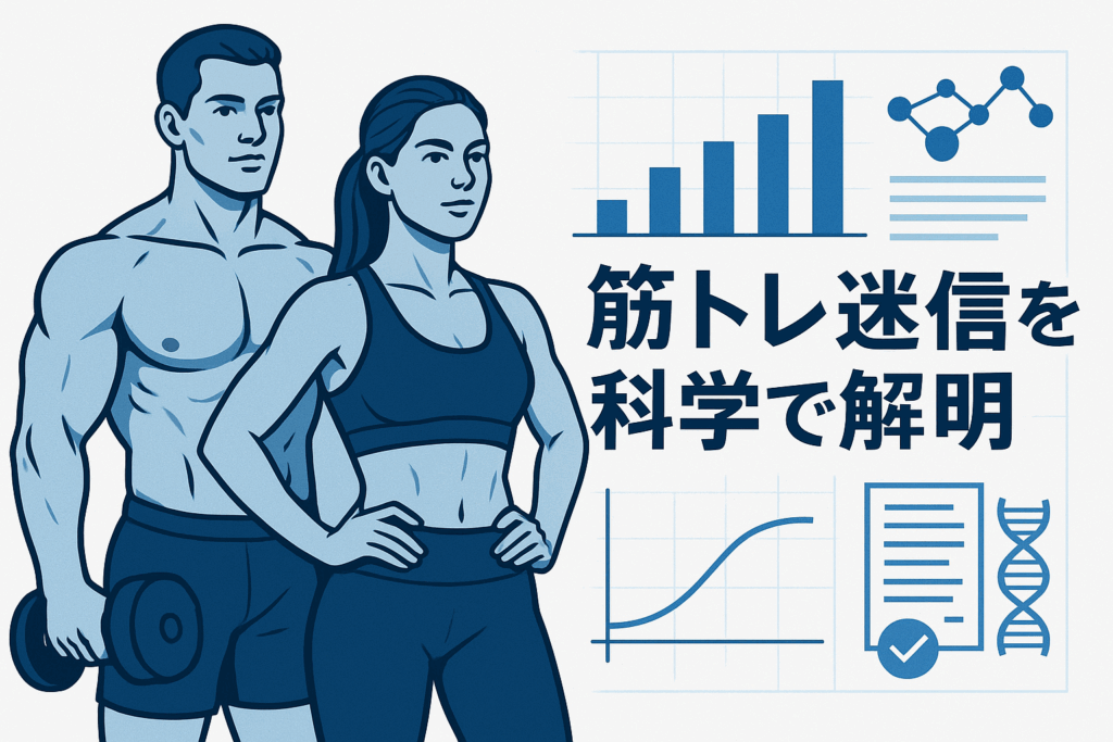筋トレの10の迷信を科学的に検証 科学的根拠に基づいた効果的なトレーニング方法とは？