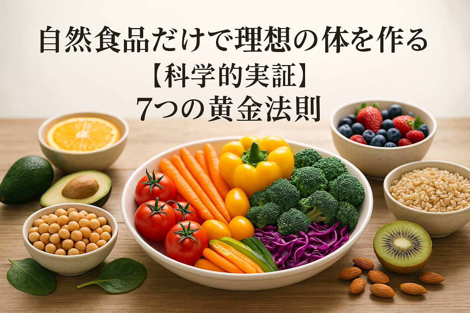 自然食品だけで理想の体