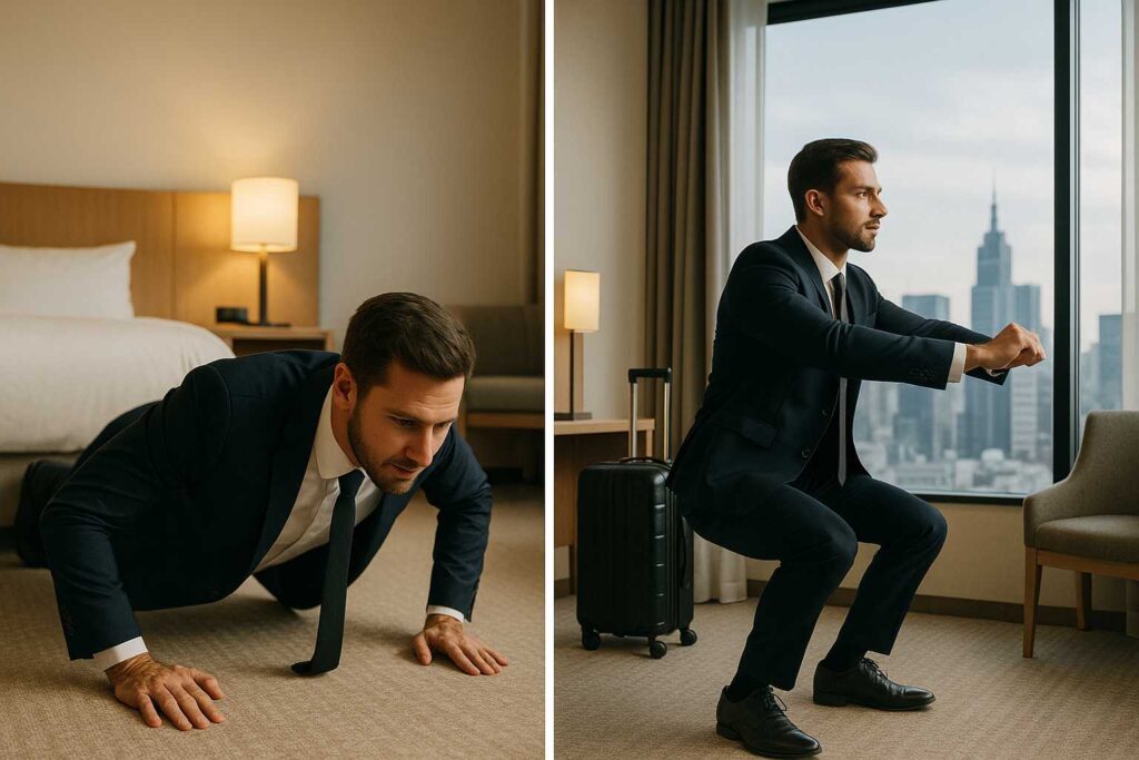 出張中でも出来る筋トレ