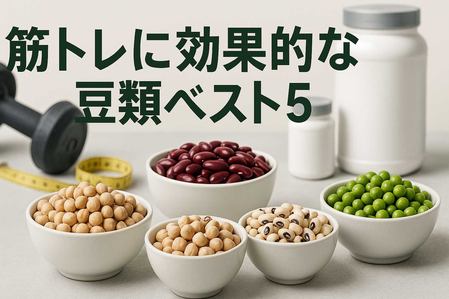 筋トレに効果的な豆類ランキング