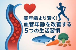 血管年齢-10歳！