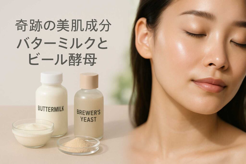 バターミルク&ビール酵母で美肌