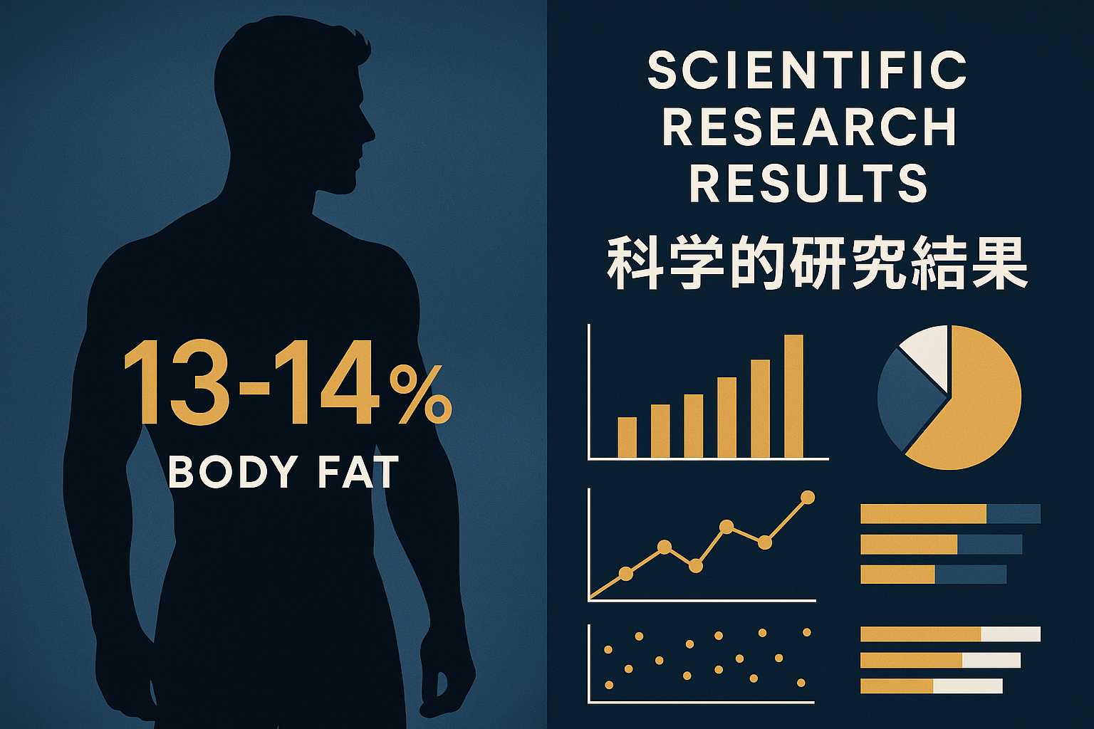 モテない男性の体脂肪率を測ったら全員16%以上