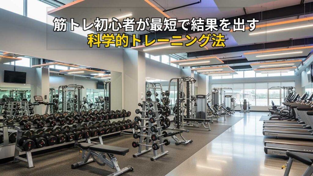 筋トレ初心者が最短で結果を出す方法