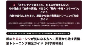 顔のたるみ・シワが気になる方へ