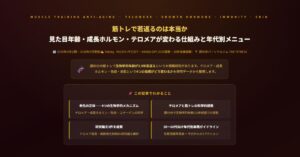 筋トレで若返るのは本当か