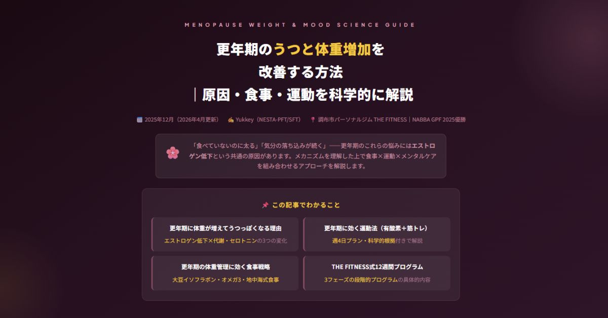 筋トレでうつ・不安を改善