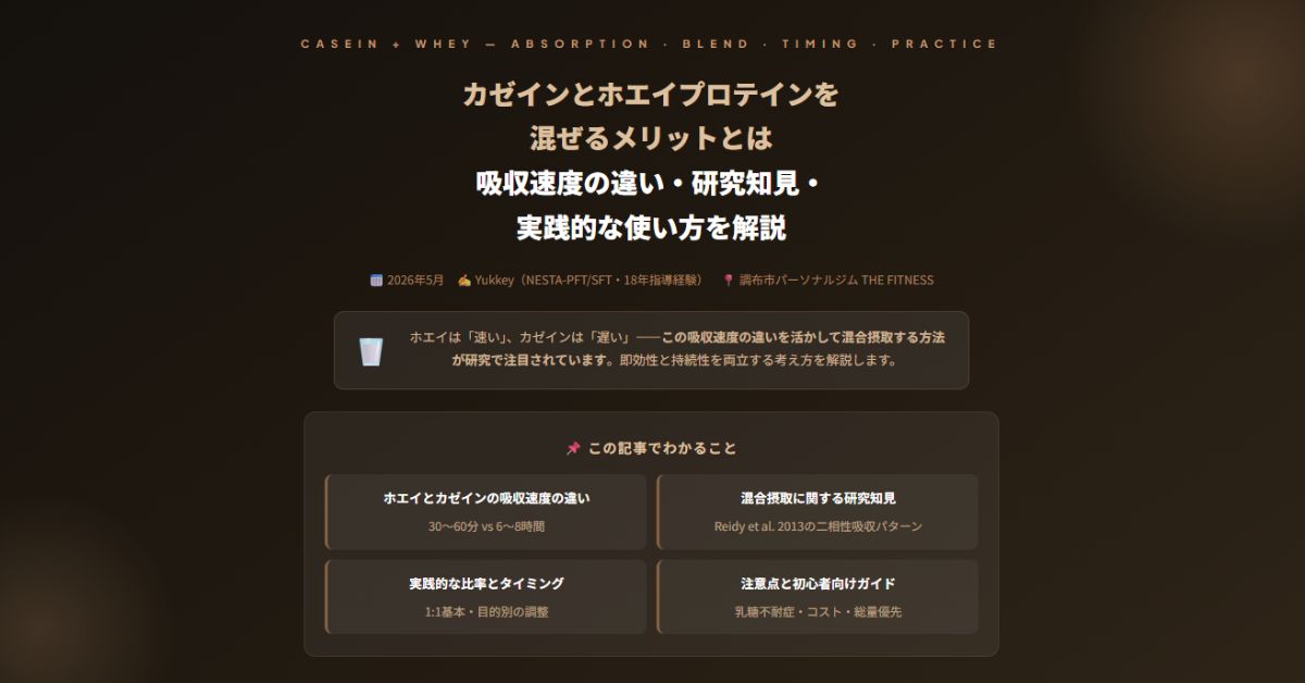 カゼインとホエイプロテイン