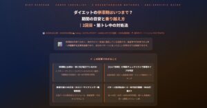 ダイエットの停滞期