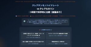 クレアチンモノハイドレートvsクレアルカリン