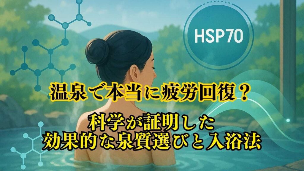 温泉の疲労回復効果