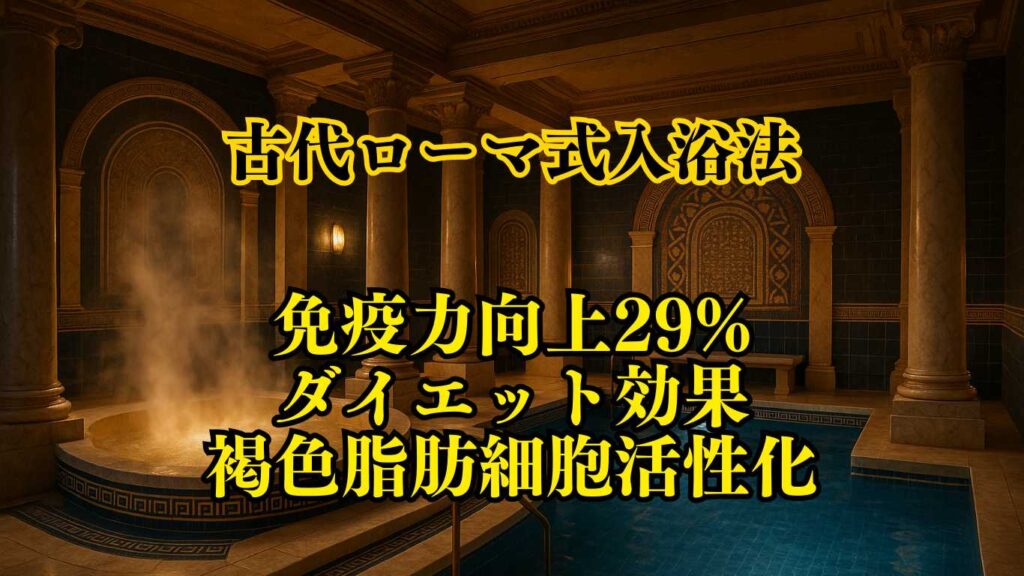 古代ローマ式入浴法