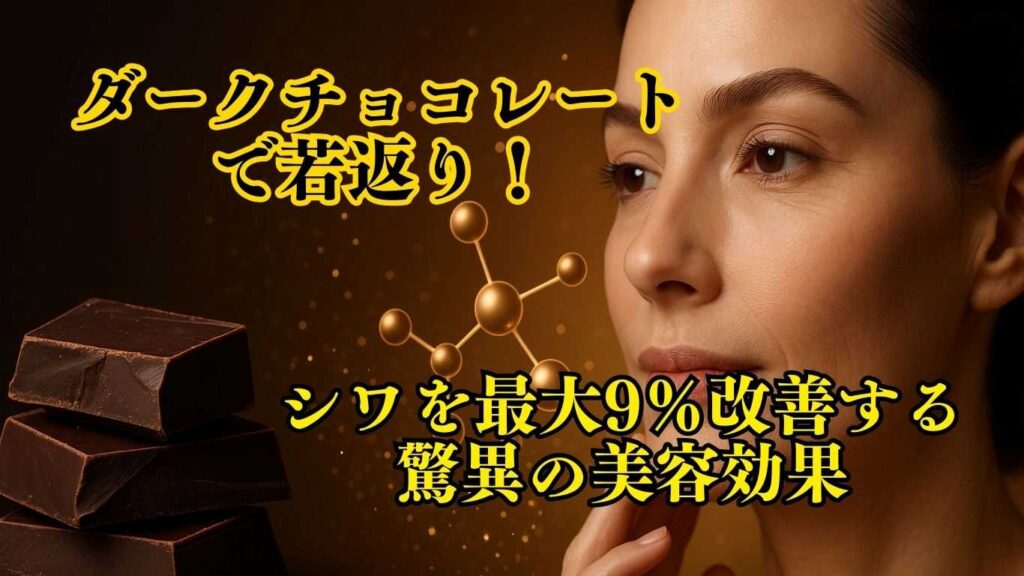 ダークチョコレートで若返り
