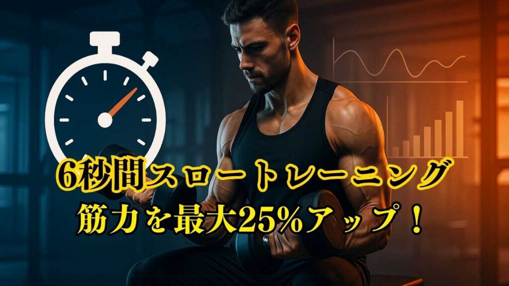 6秒間スロートレーニングの驚異的な筋力アップ