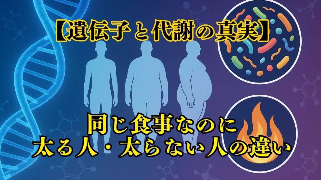 同じ食事なのに太る人・太らない人の科学的理由