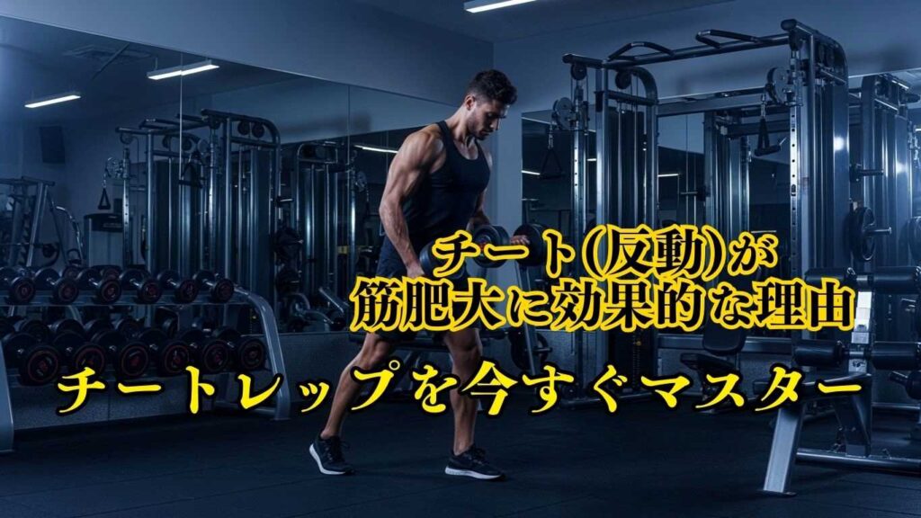 チート（反動）を使った筋トレ
