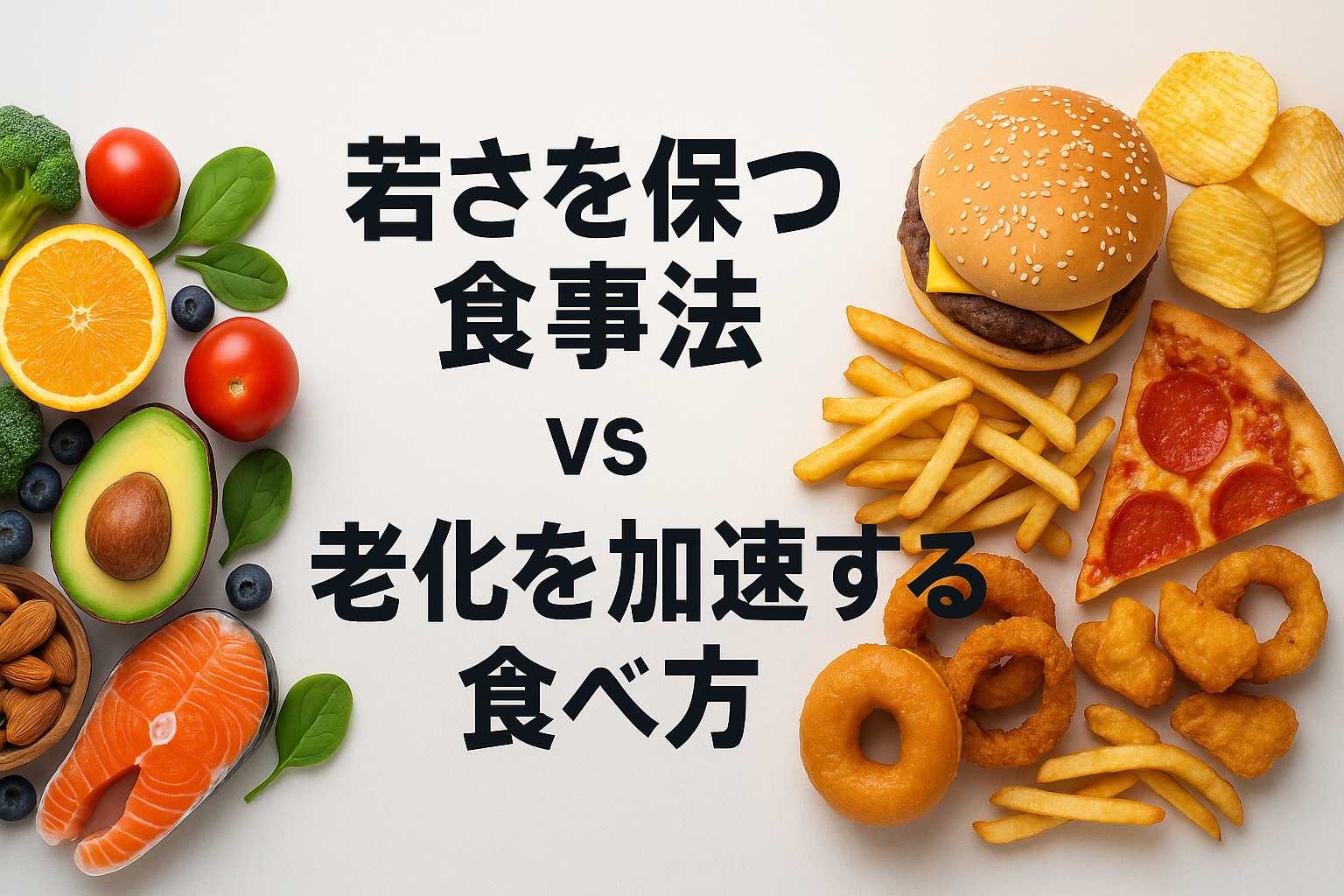 老化を早める食事