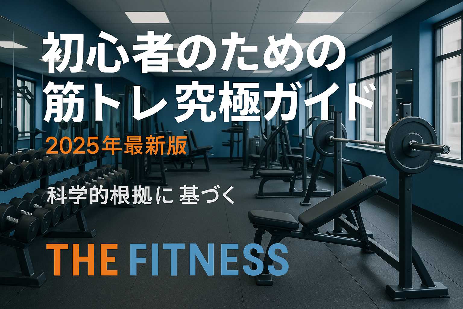 筋トレ初心者必見！科学的根拠に基づいた効果的なトレーニング法を徹底解説