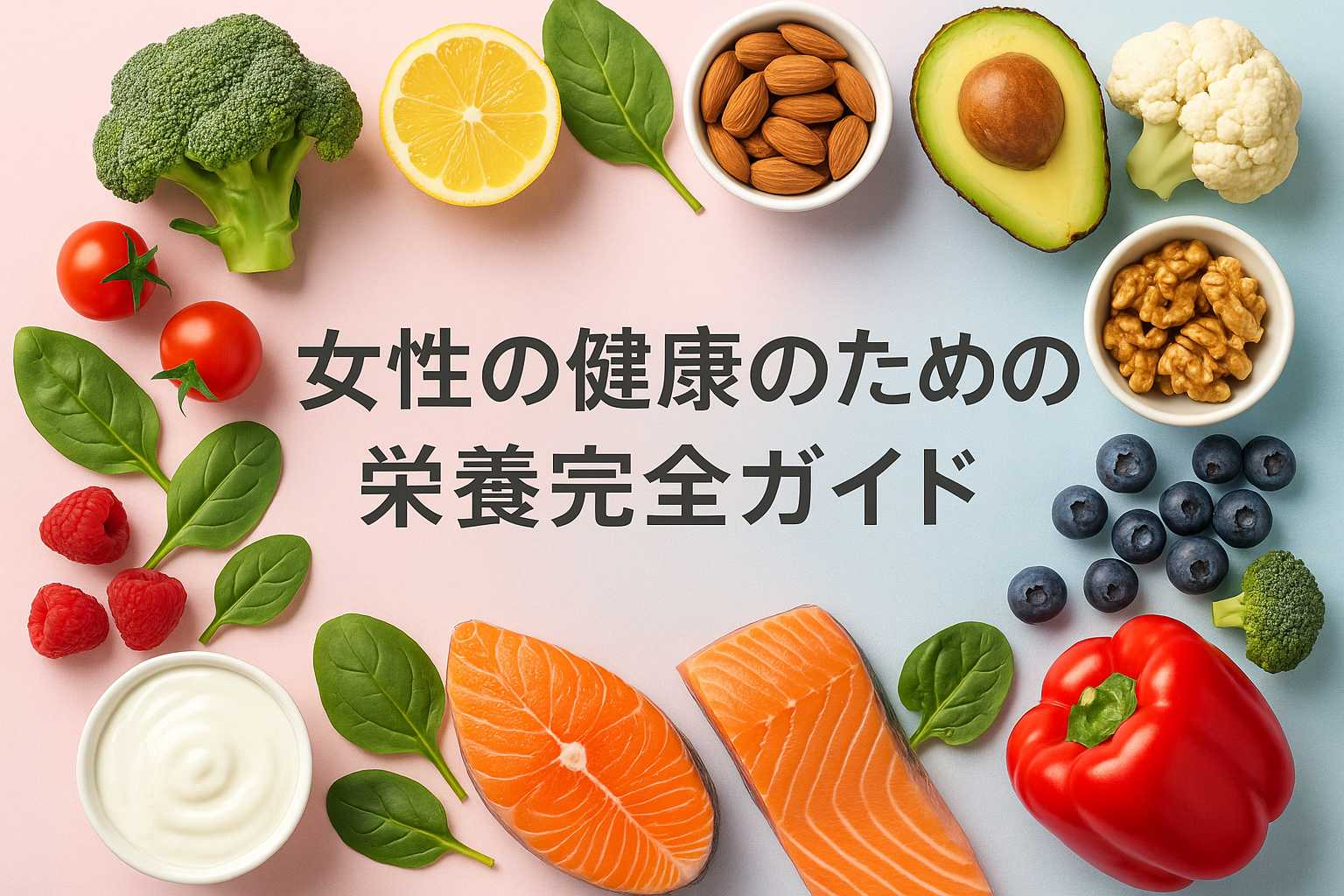 女性の健康に必要な栄養素