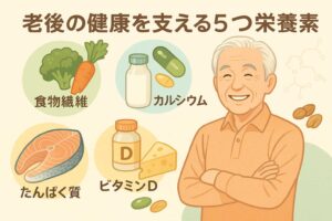 老後の健康を支える5つの必須栄養素