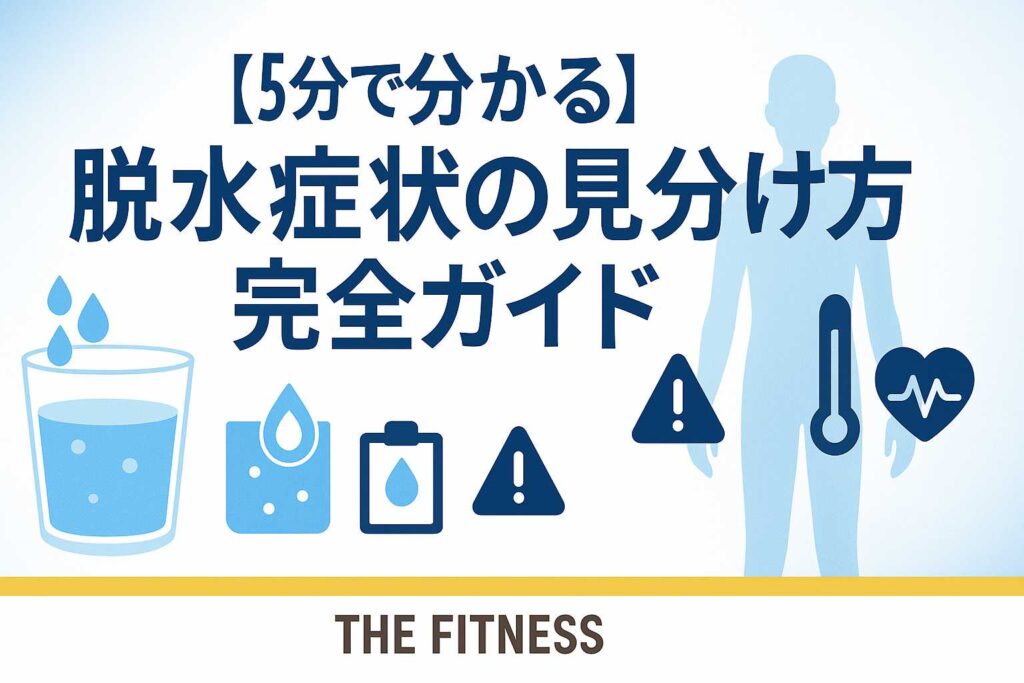 脱水症状の見分け方