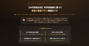50代男性の朝食メニュー