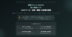 瞑想でストレス太りを防ぐ
