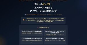 筋トレのビッグ3