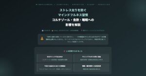 ストレス太りを防ぐマインドフルネス
