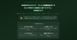 60代のサルコペニア・フレイル改善完全ガイド