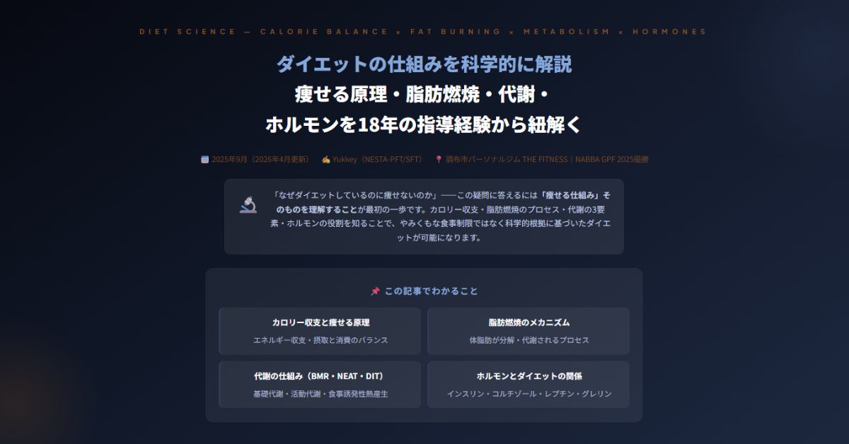 ダイエットの仕組み
