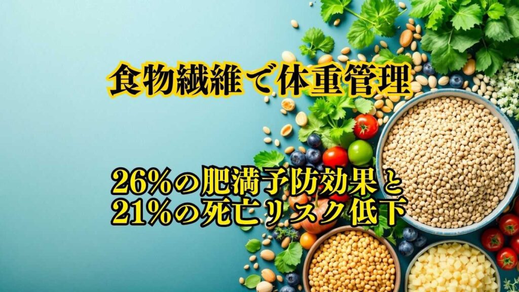 食物繊維で体重管理