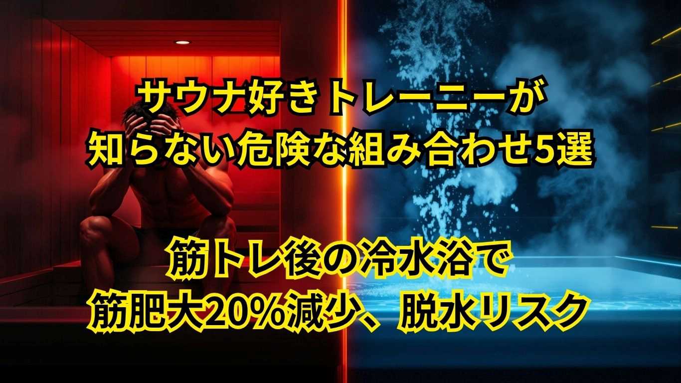 サウナ好きトレーニーが知らない危険な組み合わせ