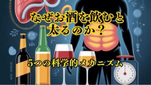 アルコールが体重増加を引き起こす
