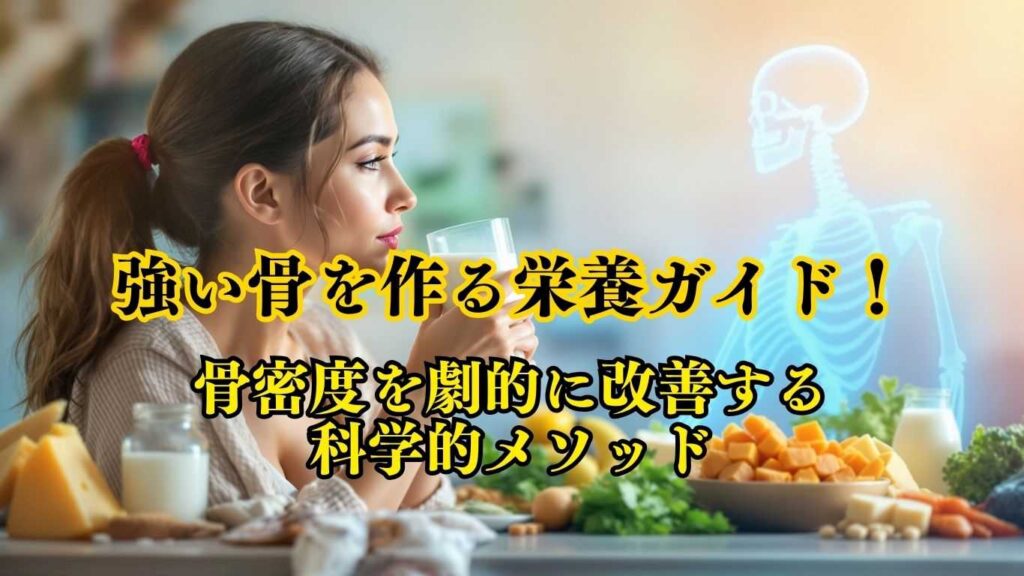 強い骨を作る栄養ガイド！
