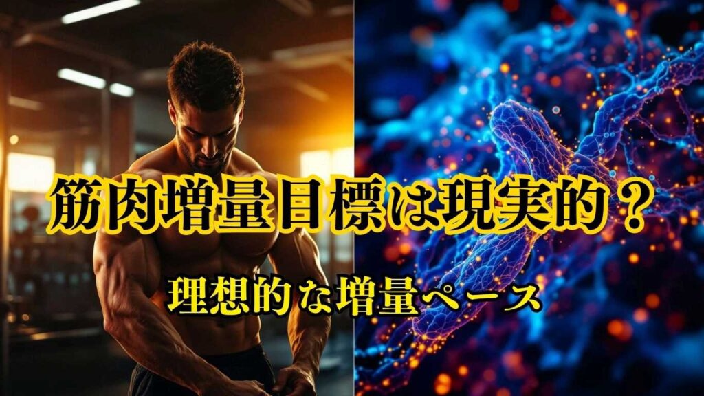 筋肉増量の現実的な目標設定