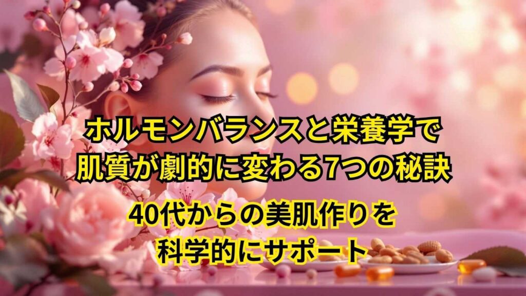 40代からの美肌作り