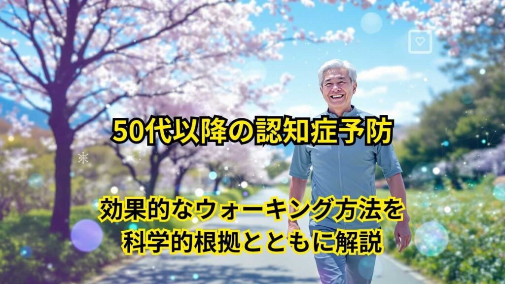認知症予防に効果的なウォーキング