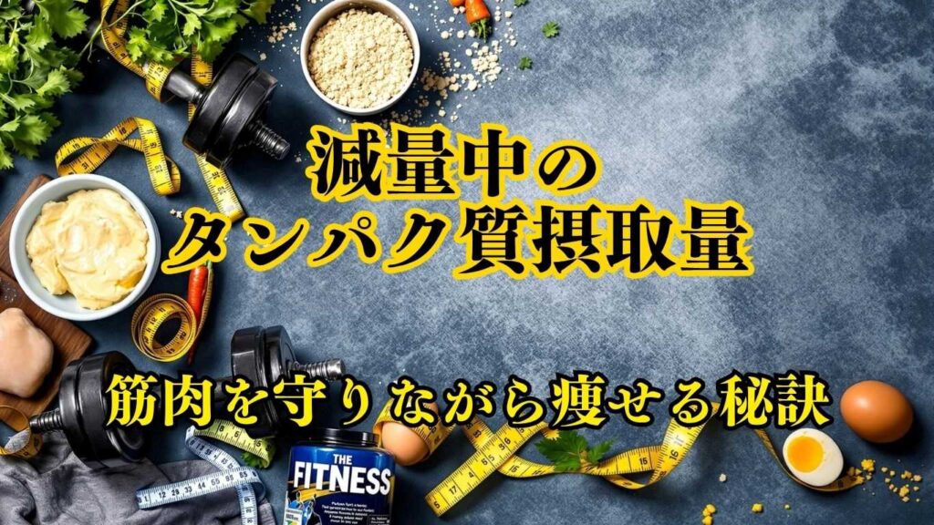 減量中のタンパク質摂取量