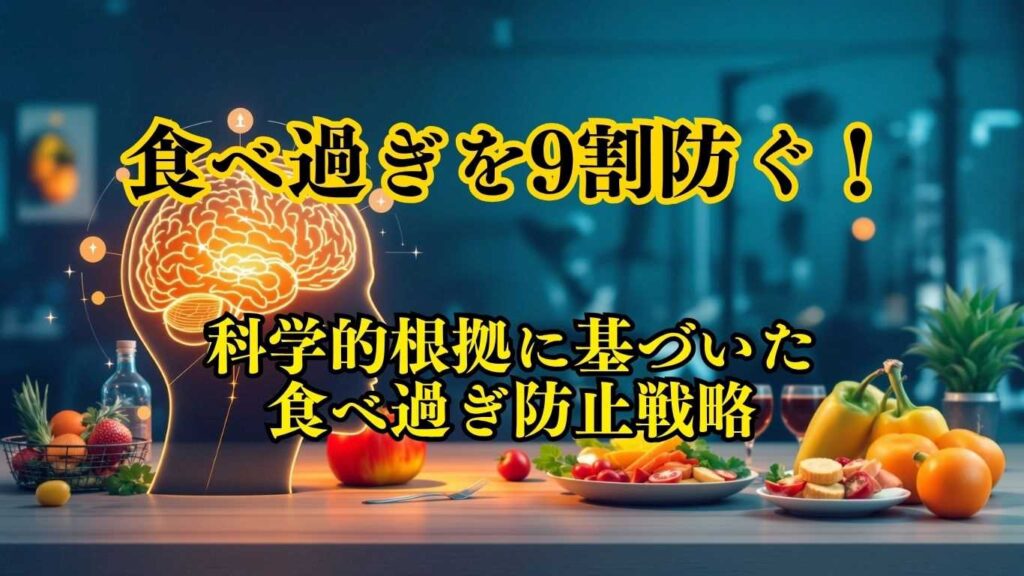 欲求をコントロールして食べ過ぎを防ぐ