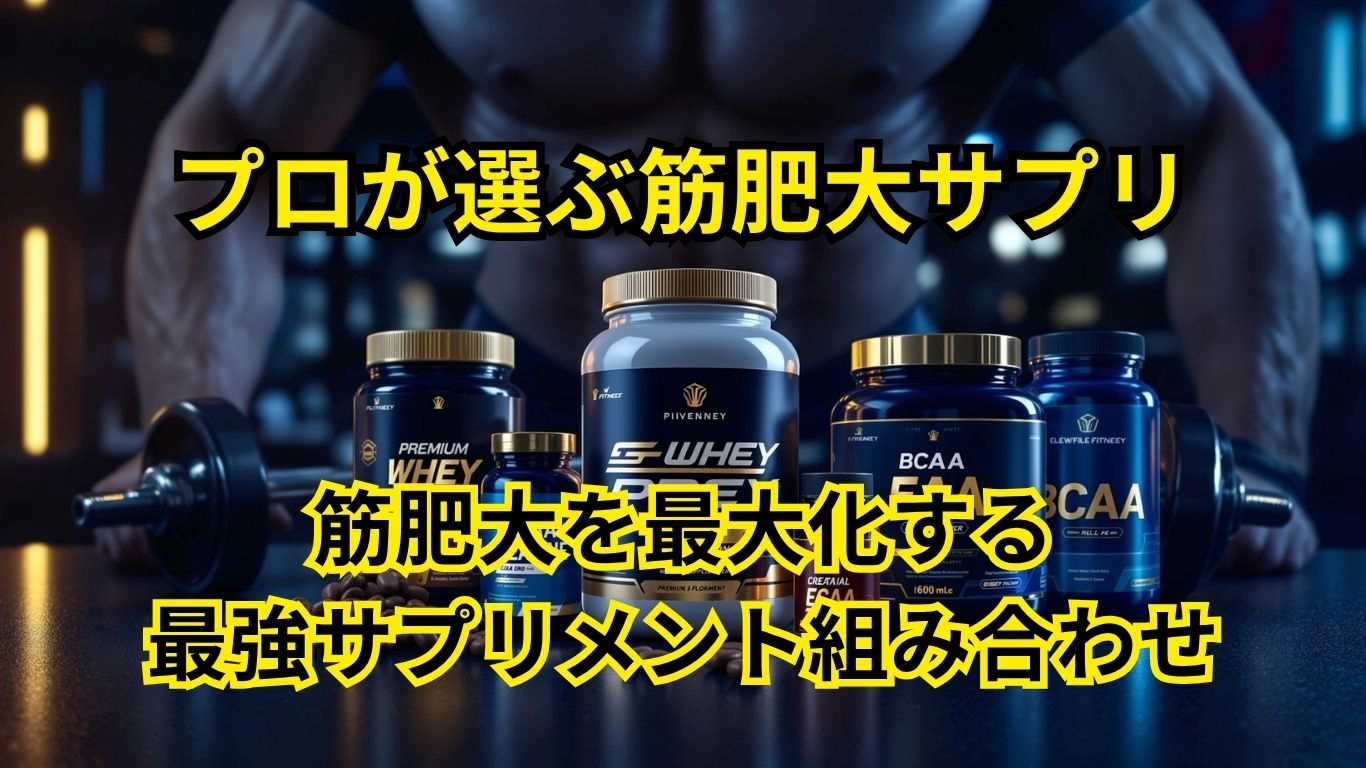 筋肥大を最大化するサプリメント