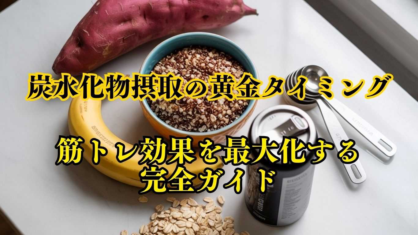 炭水化物摂取の最適タイミング