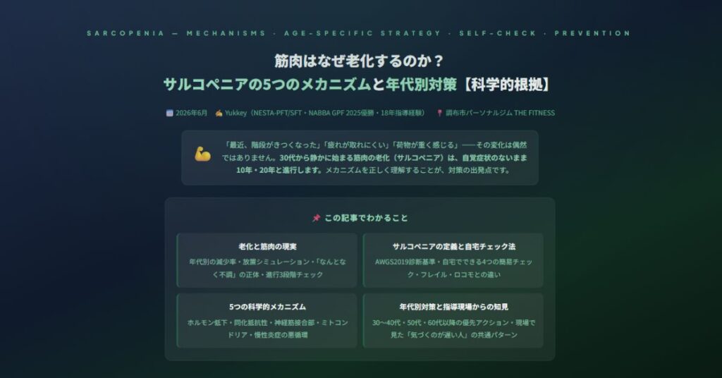 筋肉はなぜ老化するのか